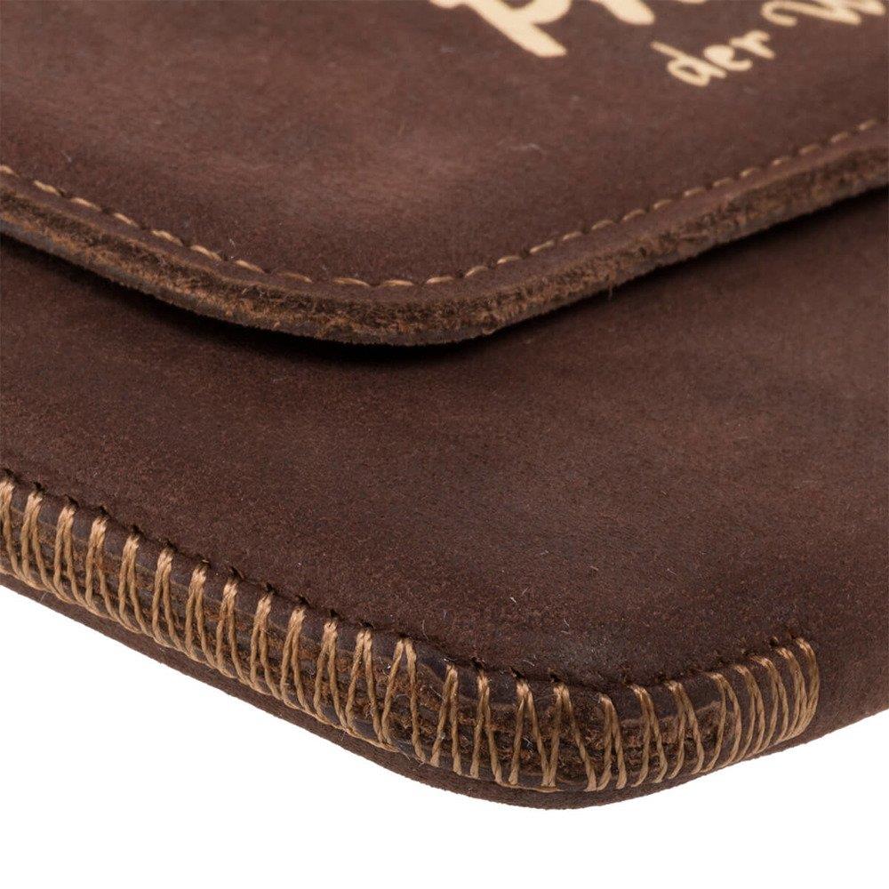 Natural leather Belt Case - Nut - Bester Papa Gold