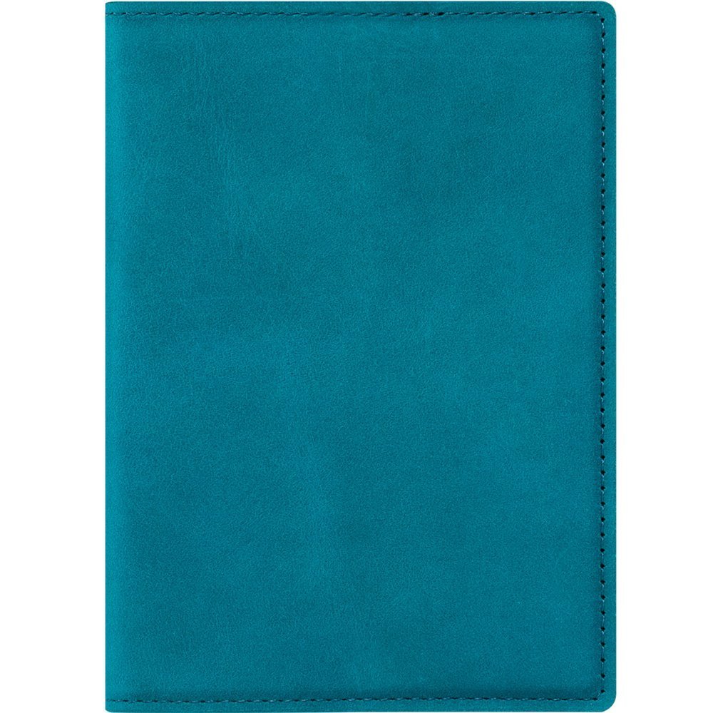 Passport case with card slot - Turquoise