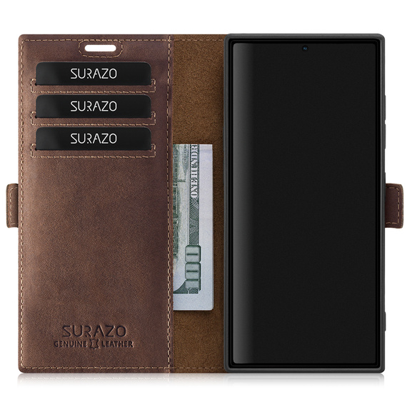 Leather Wallet Case Premium – Samsung Galaxy S25 Ultra - Paw