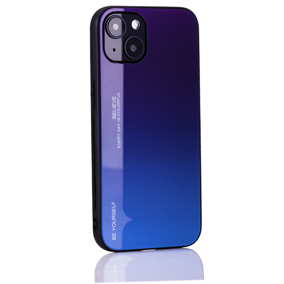 Back case - Blue - Violet gradient - Apple iPhone 13