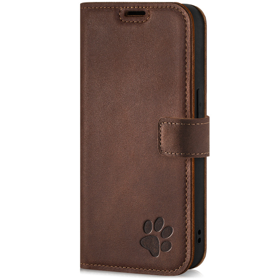 Leather Wallet Case – Apple iPhone 16e - Paw