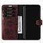 RFID Wallet case - Ornament Burgund - TPU Black